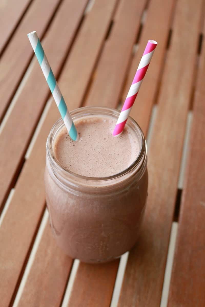 Skinny Chocolate Peanut Butter Smoothie
