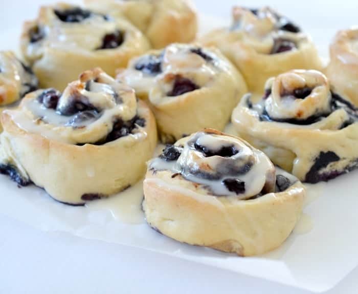 Thermomix Blueberry Scrolls