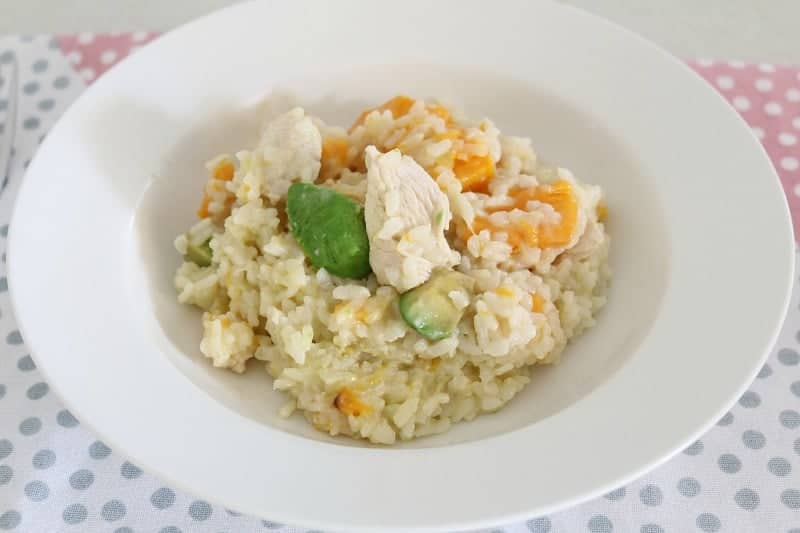 Thermomix Chicken Avocado Pumpkin Risotto Thermobliss