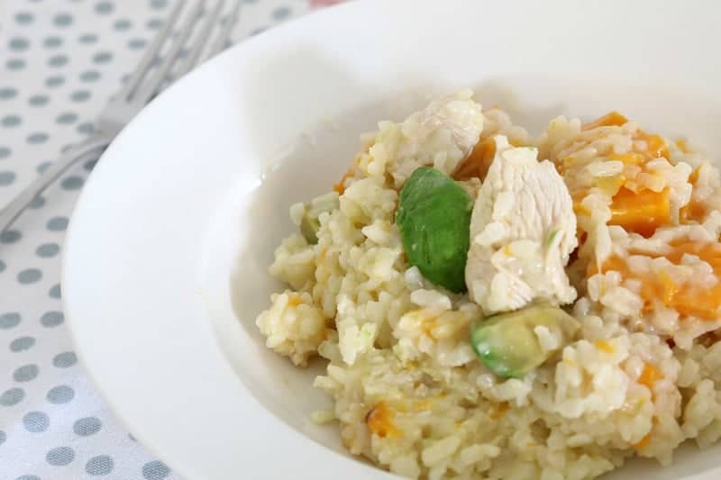 Thermomix Chicken Avocado Pumpkin Risotto Thermobliss