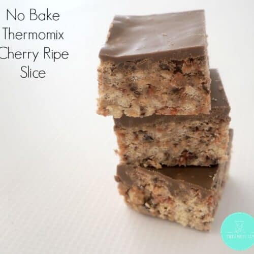 Thermomix Cherry Ripe Slice