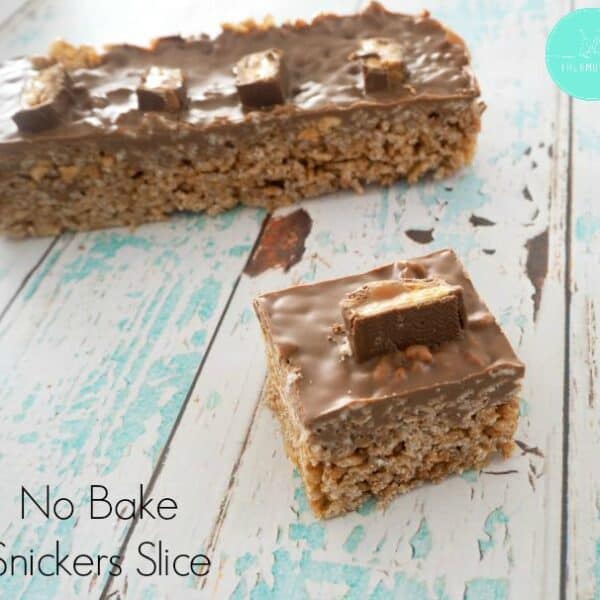 No Bake Thermomix Snickers Slice Thermobliss