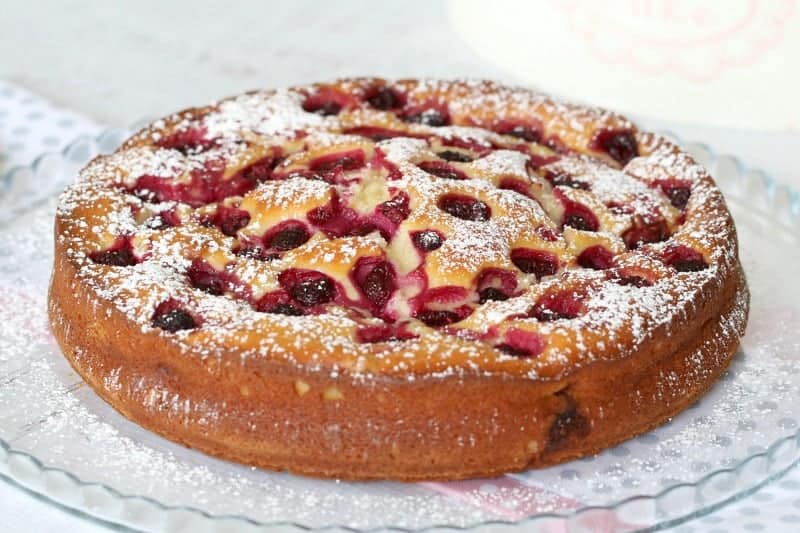 Thermomix Ricotta & Raspberry Cake
