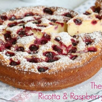 Thermomix Ricotta & Raspberry Cake