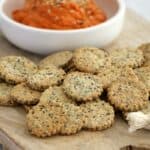 Thermomix Rosemary & Garlic Crackers