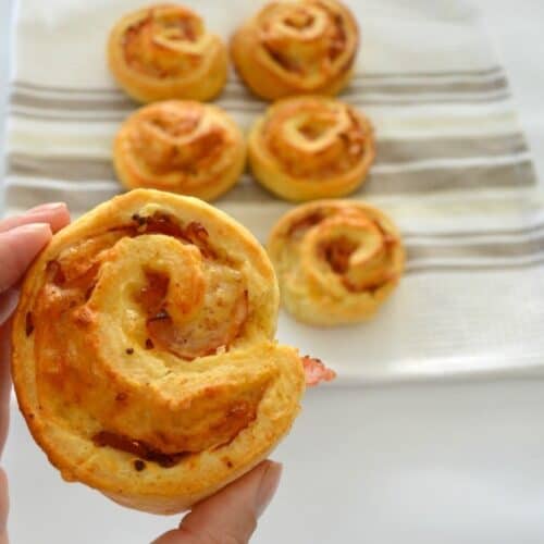 Thermomix Ham and Mustard Scrolls