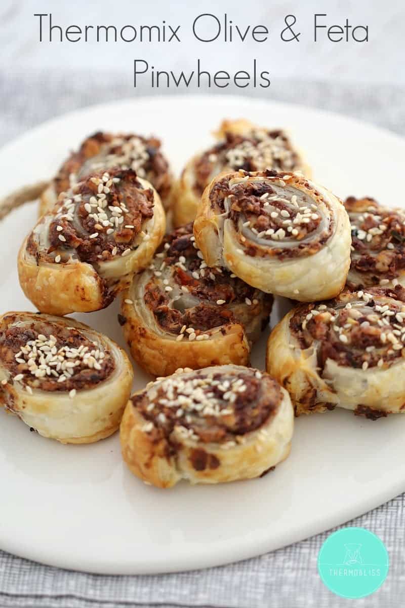 Thermomix Olive & Feta Pinwheels - Thermobliss