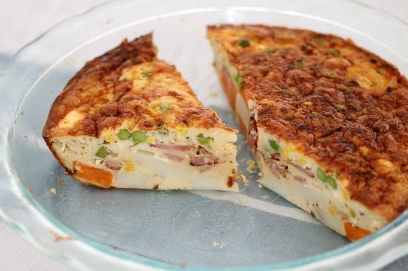 Thermomix Bacon & Vegetable Quiche - Thermobliss