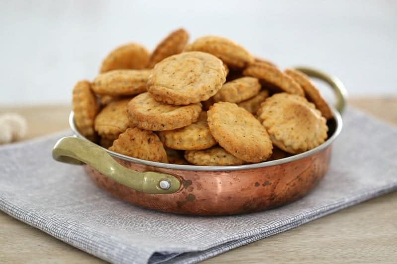 Cheesy Thermomix Crackers