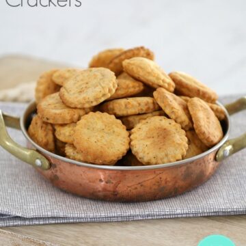 Cheesy Thermomix Crackers