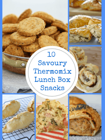 10 Savoury Thermomix Lunch Box Snacks