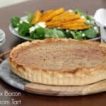Thermomix Bacon & Mushroom Tart