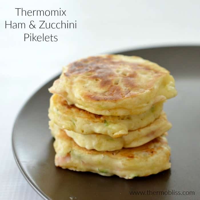 Thermomix Ham and Zucchini Pikelets Recipe