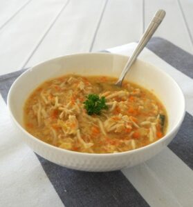 Thermomix Chicken Noodle Soup Recipe