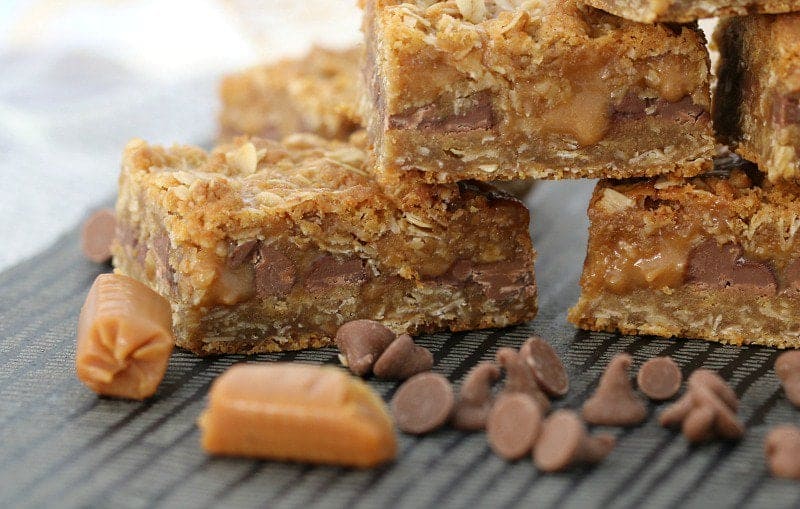 Thermomix Oat & Caramel Slice