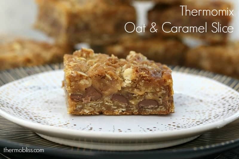 Thermomix Oat & Caramel Slice