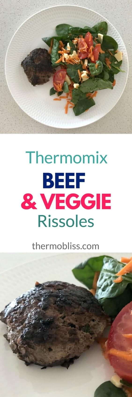 Thermomix Beef and Vegetable Rissoles