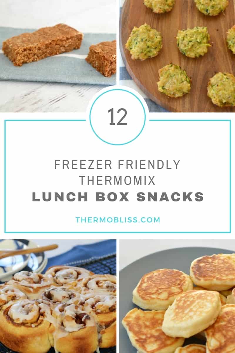 Freezer-friendly Thermomix Lunch Box Snacks