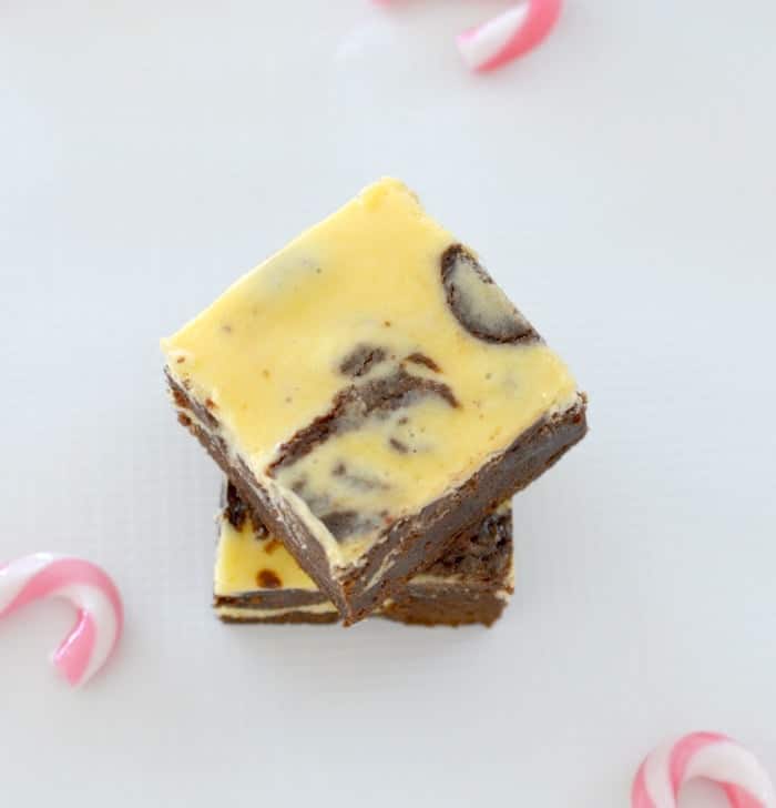 Thermomix Peppermint Cheesecake Brownies