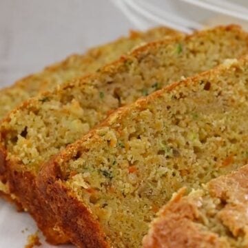 Thermomix Carrot, Apple & Zucchini Loaf