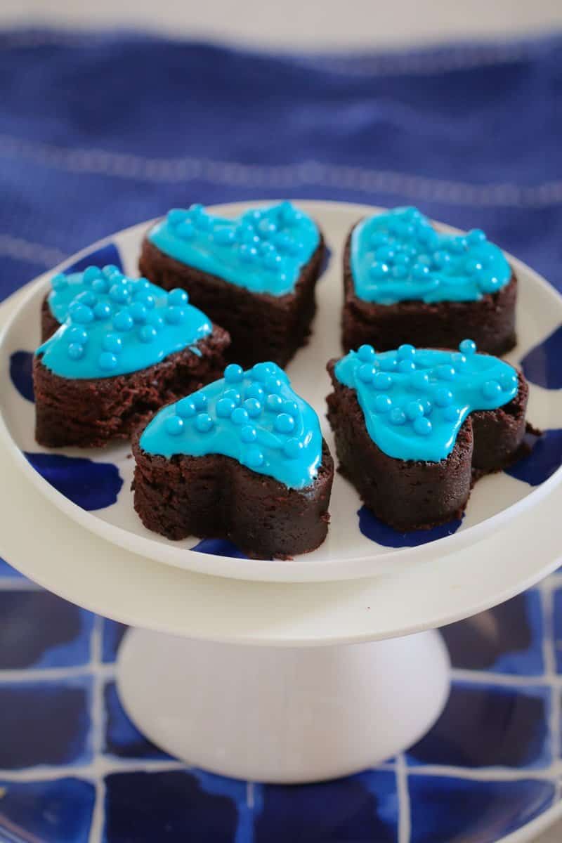 Our Thermomix Love Heart Brownies are dense, moist and super cute!! They're the perfect party food recipe!