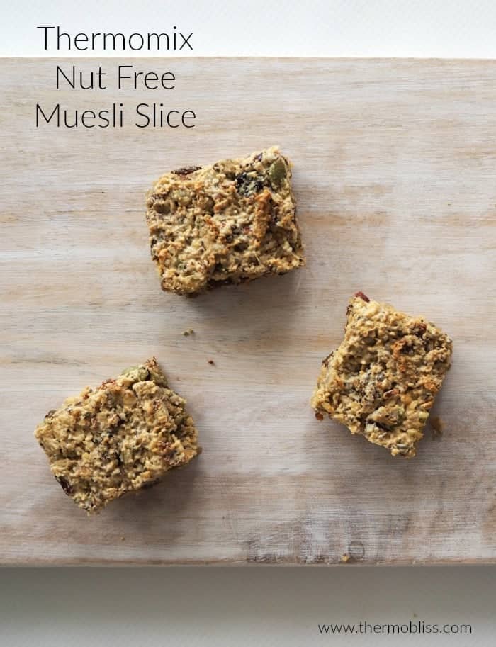 Thermomix Nut Free Muesli Slice