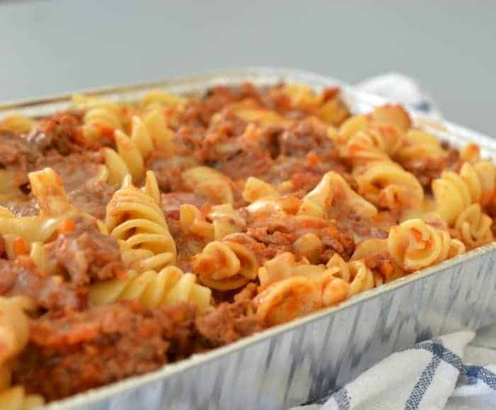 Thermomix Beef and Vegetable Pasta Bake