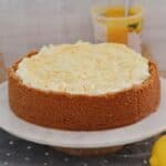 A simple and delicious Thermomix Baked Lemon Cheesecake.. the perfect dessert for any occasion!