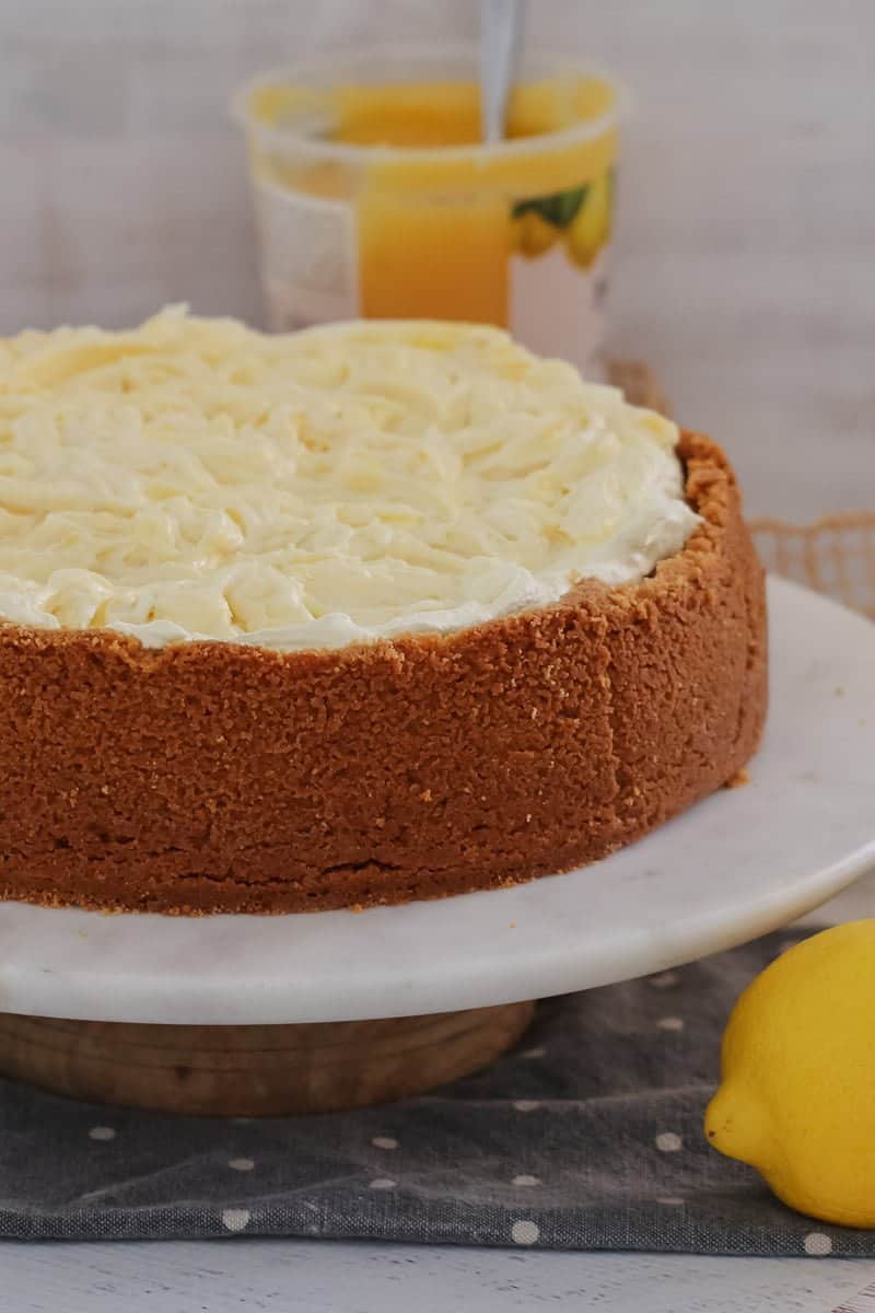 A simple and delicious Thermomix Baked Lemon Cheesecake.. the perfect dessert for any occasion!