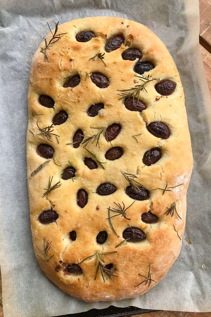 Our Thermomix Olive & Rosemary Focaccia is the perfect side to a bowl of soup or pasta... or completely delicious all on it's own (with butter, of course!). 