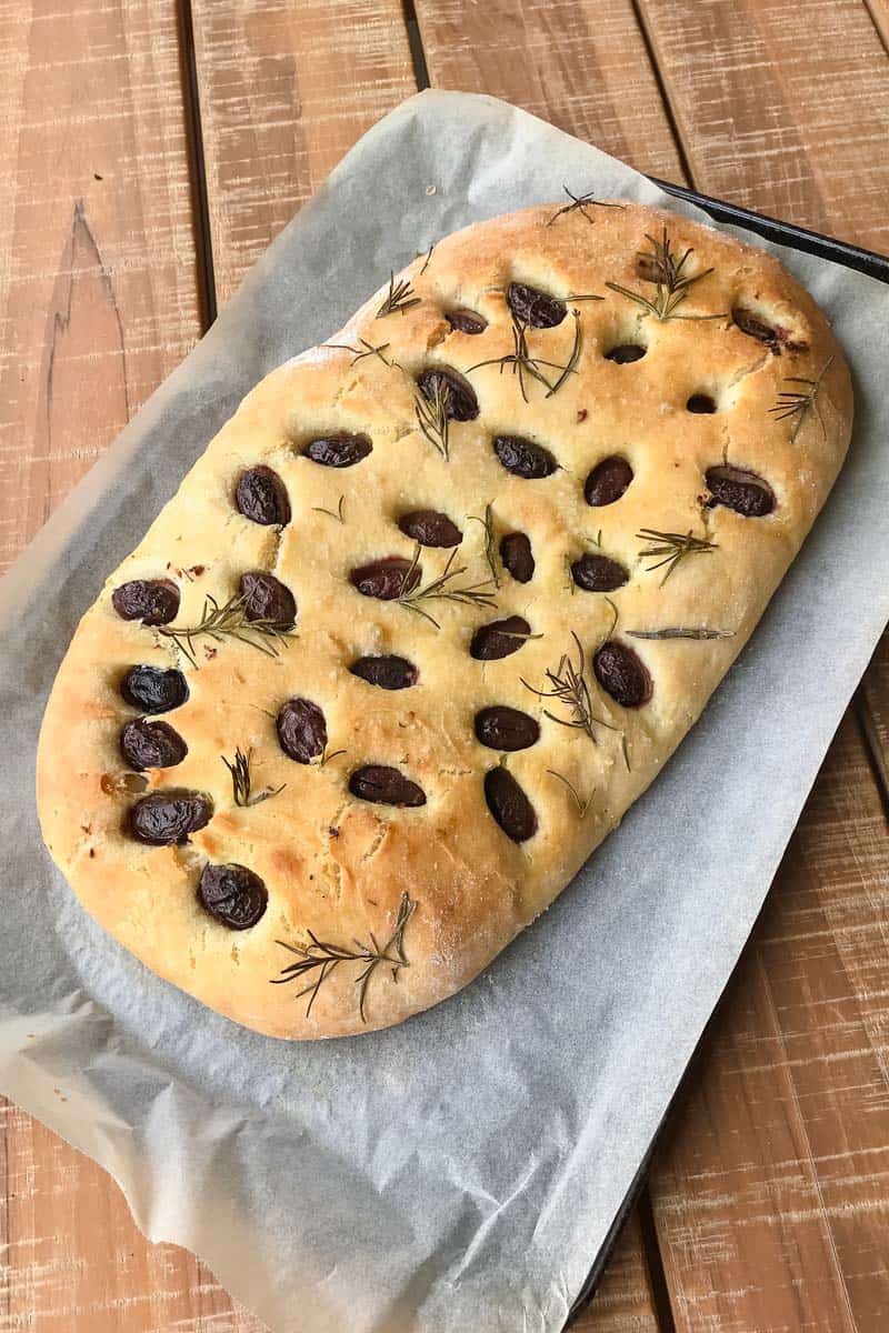 Our Thermomix Olive & Rosemary Focaccia is the perfect side to a bowl of soup or pasta... or completely delicious all on it's own (with butter, of course!). 