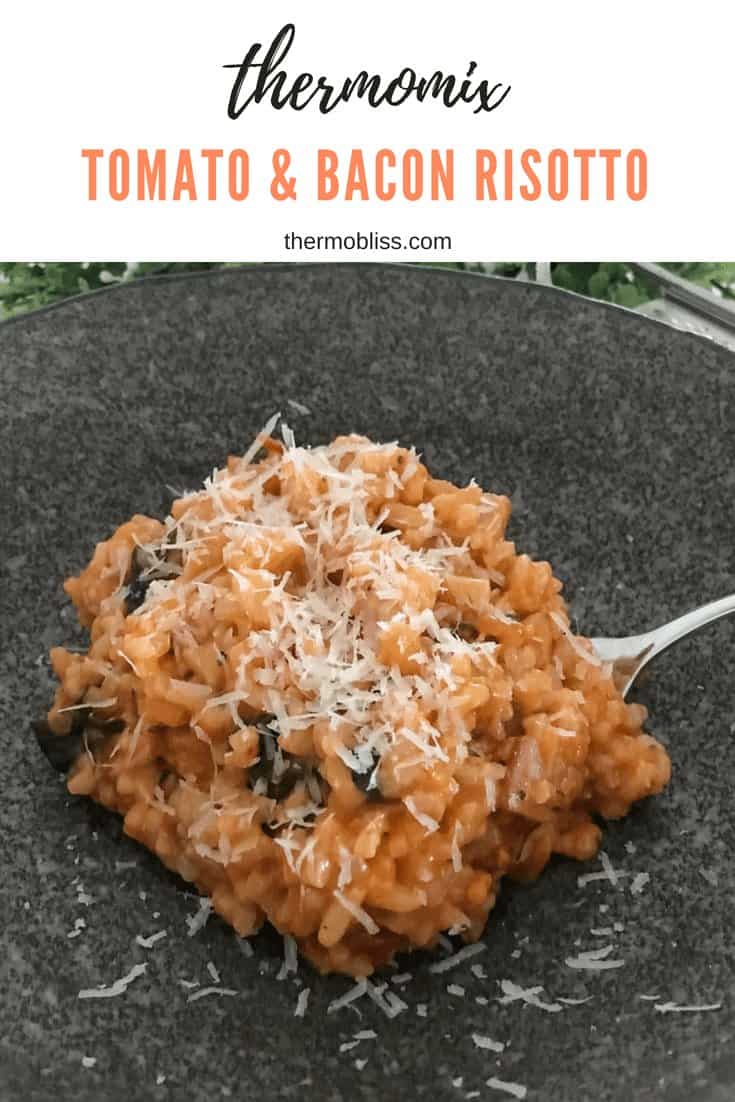 Our Thermomix Bacon & Tomato Risotto is the perfect family dinner... quick, easy and totally delicious! 