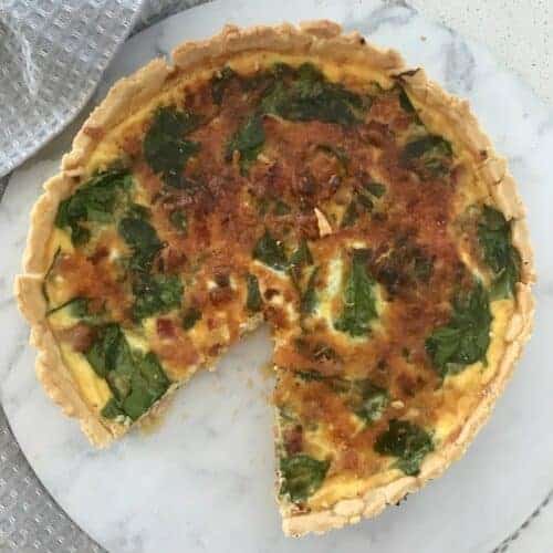 31+ Recipe Quiche Spinach Bacon Background