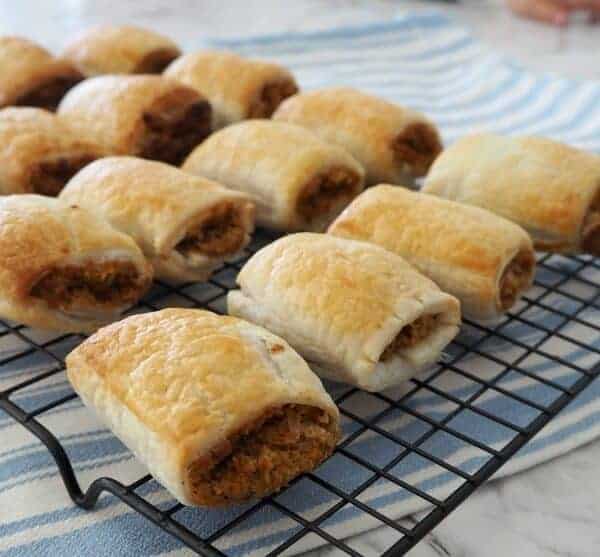 Veggie Packed Thermomix Vegetarian Sausage Rolls