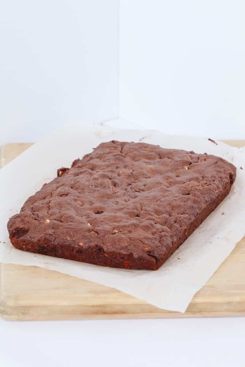 A deliciously decadent Thermomix Double Chocolate & Walnut Brownie that takes less than 10 minutes to prepare (and even less time to devour!!). 
