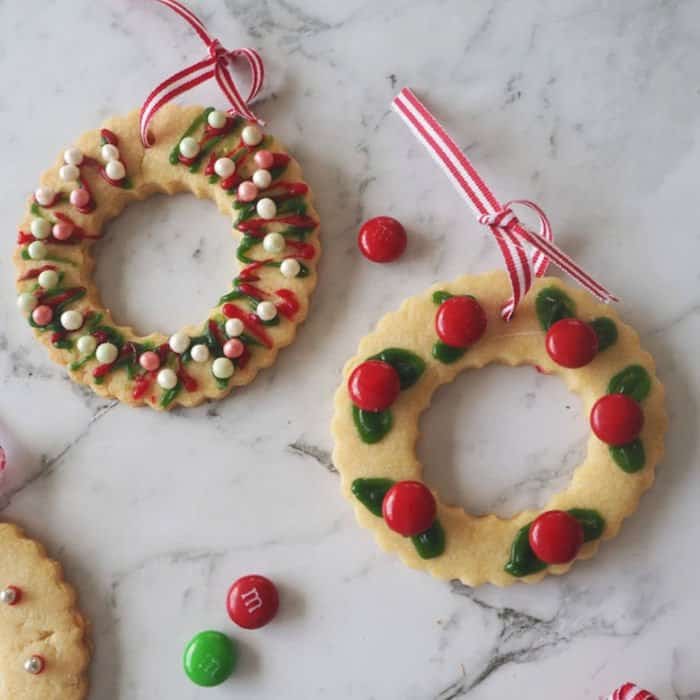 Biscuits Into Wreath