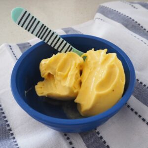 Thermomix 2 Ingredient Mango Ice Cream