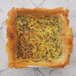 How to make a Thermomix Spinach and Cheese Pie