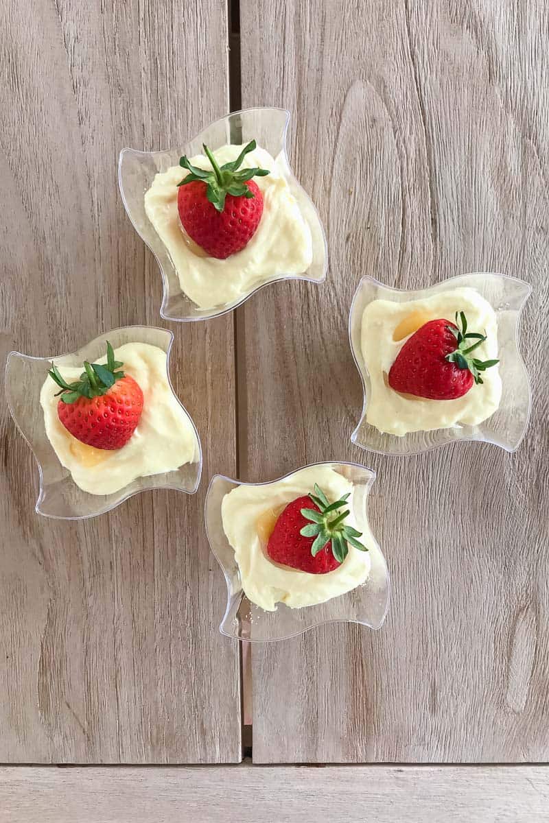 Simple and delicious Thermomix Lemon Cheesecakes... the perfect no-bake dessert or party food recipe!
