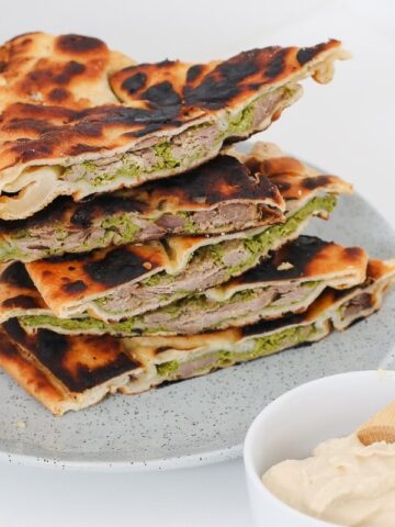 Our famous gozlemes are back and even better than ever... meet our Thermomix Lamb, Spinach & Feta Gozleme - the most delicious dinner (and a great way to use up leftover lamb!). 