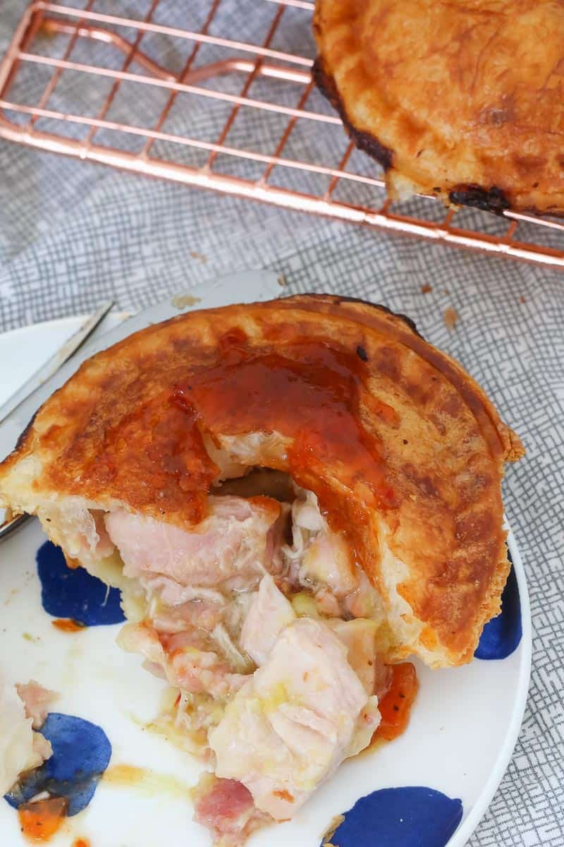 Our famous Thermomix creamy chicken pies recipe with leek and bacon can now be made in the pie maker! The perfect snack or weeknight dinner.