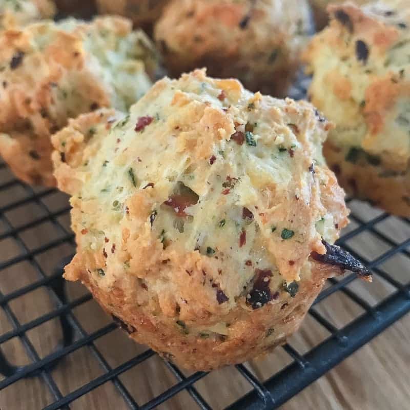 Our Thermomix Cheese, Chive & Ham Mini Muffins make the perfect snack for kids and toddlers, a great substitute for a sandwich or a yummy side to a bowl of soup! 