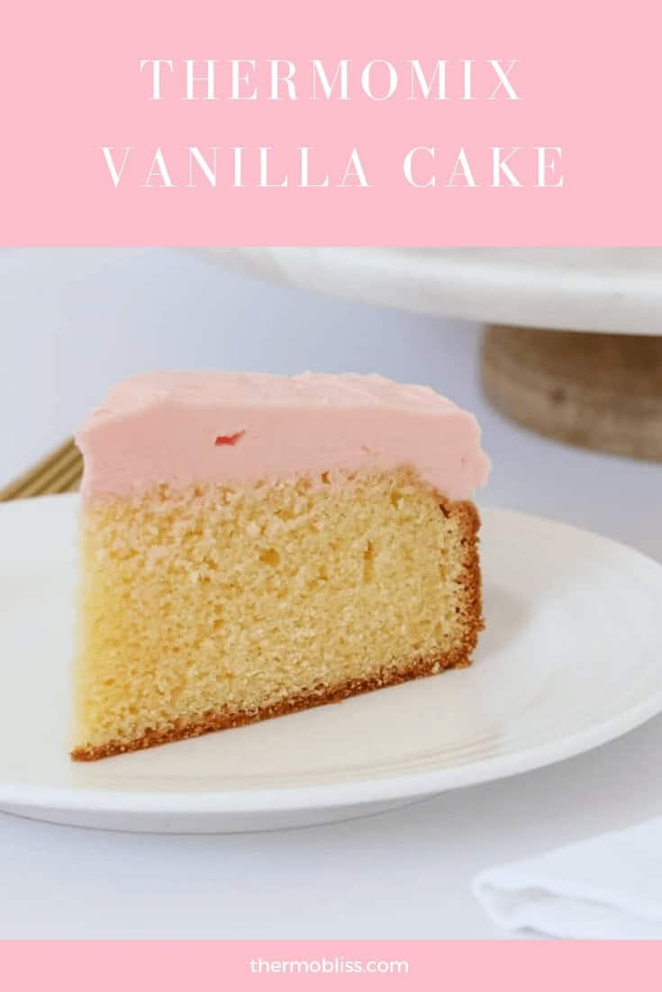 Thermomix Vanilla Cake - Thermobliss