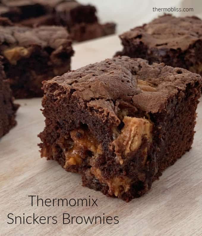 Thermomix Snickers Brownies