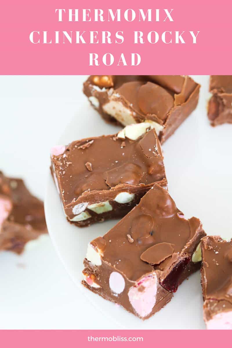 A plate of chocolate rocky road.