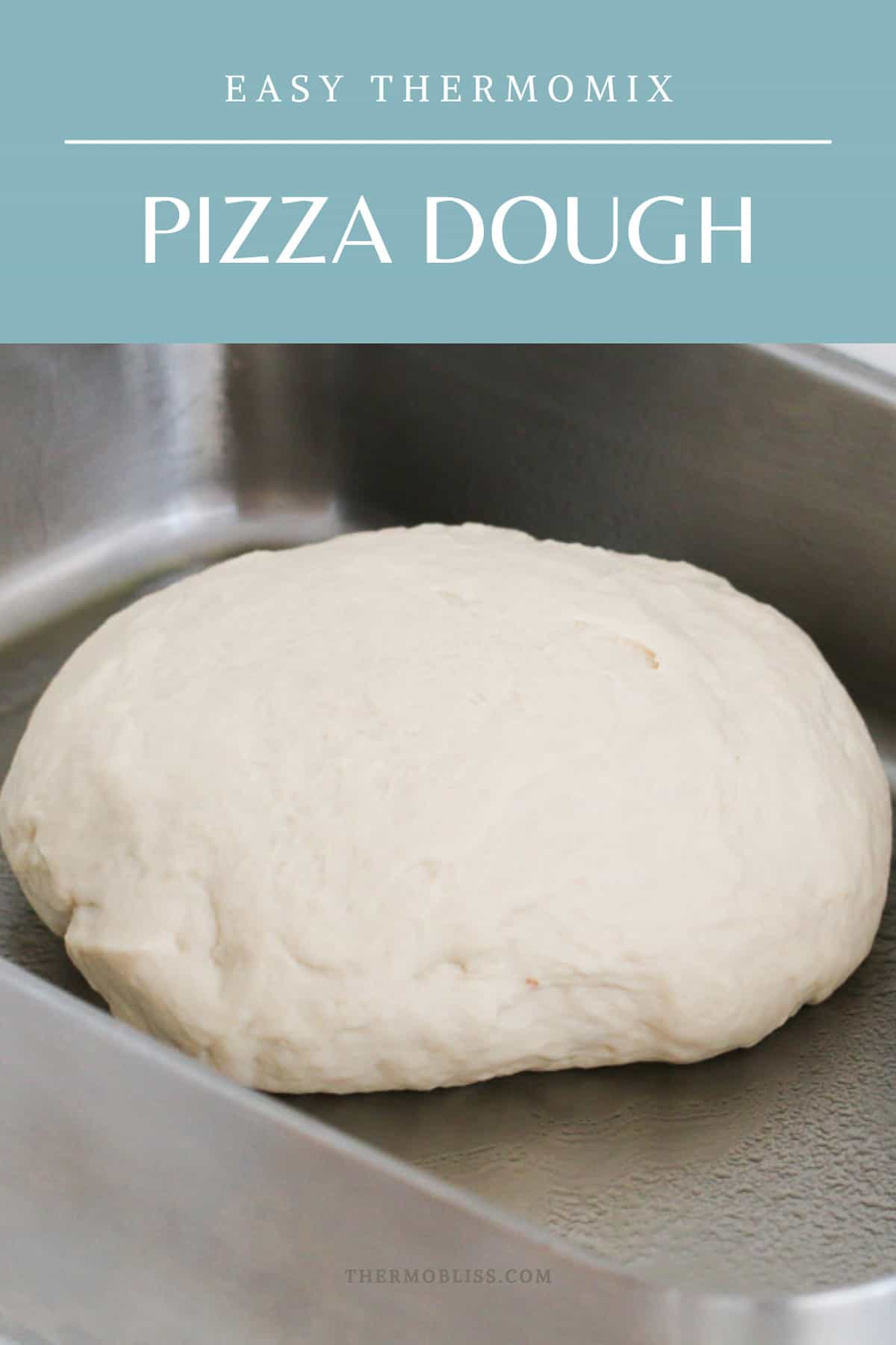 Pizza dough in a stainless ThermoServer.