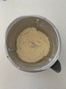 Flour and butter crumbs in Thermomix bowl