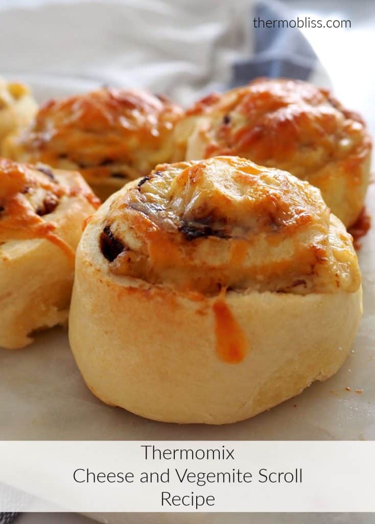 Thermomix Vegemite and Cheese Scrolls