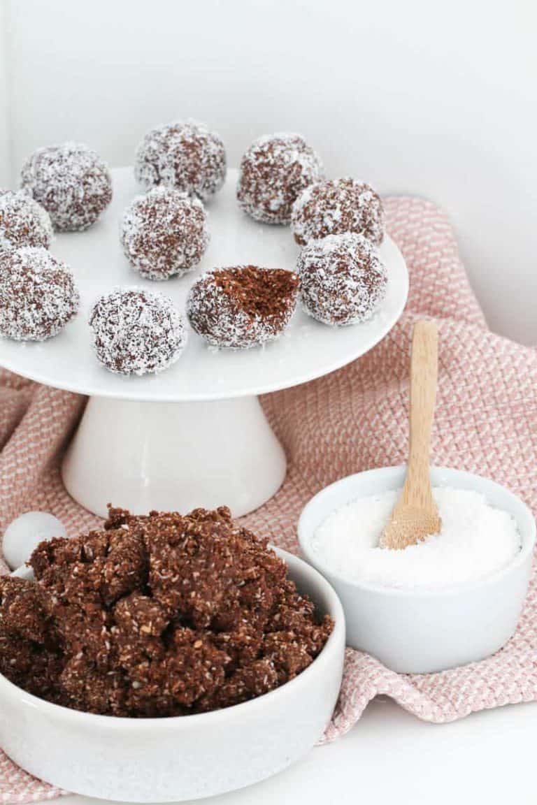 Thermomix Chocolate Coconut Balls Rum Balls Thermobliss