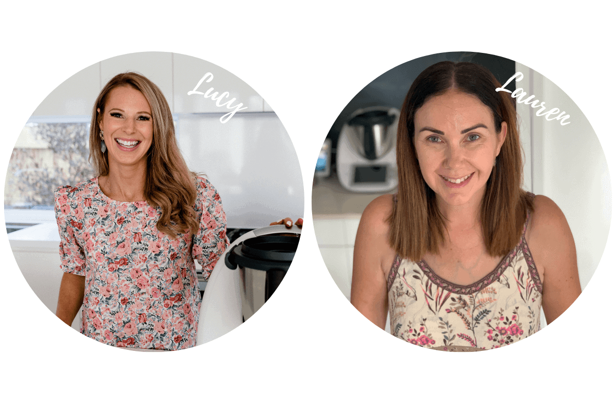 An image of Lucy and Lauren from the Thermomix website Thermobliss.